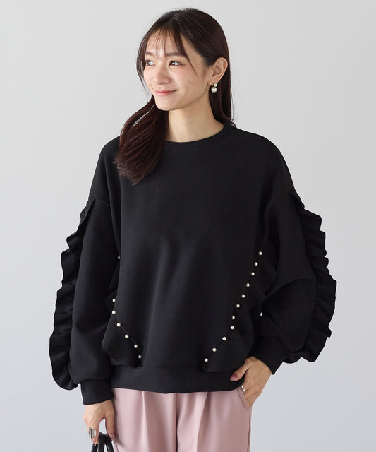 【11月16日(日)20時〜新発売】パールリュクス裏起毛トップス
