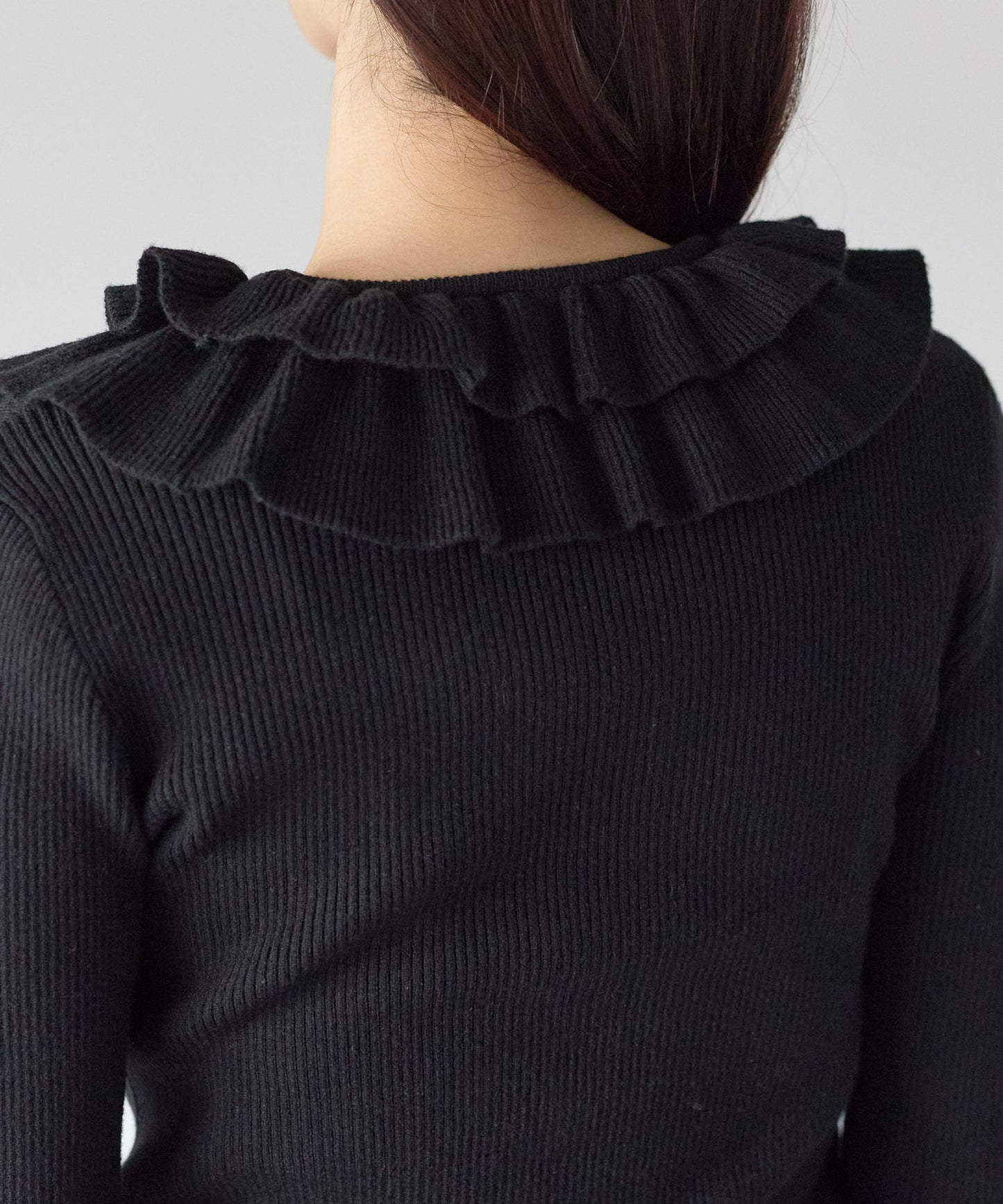 【11月28日(金)13時〜新発売】ダブルフリルリブニット