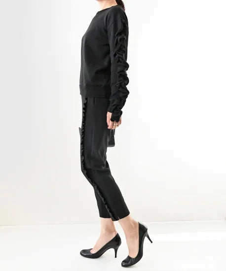 【3月30日(日)20時〜ネイビー再入荷】フリルアイラインパンツ