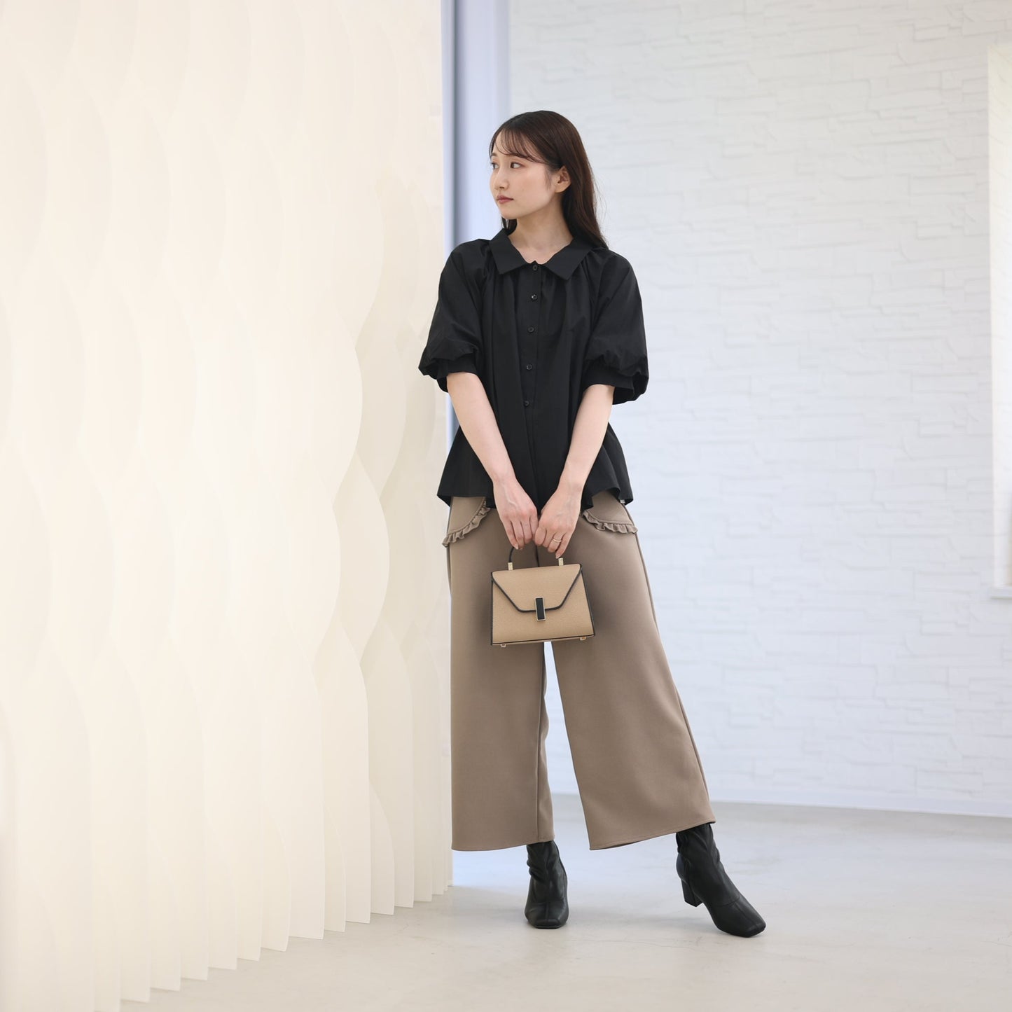 【8月3日(日)20時〜新発売】25AWふんわり袖ギャザーブラウス