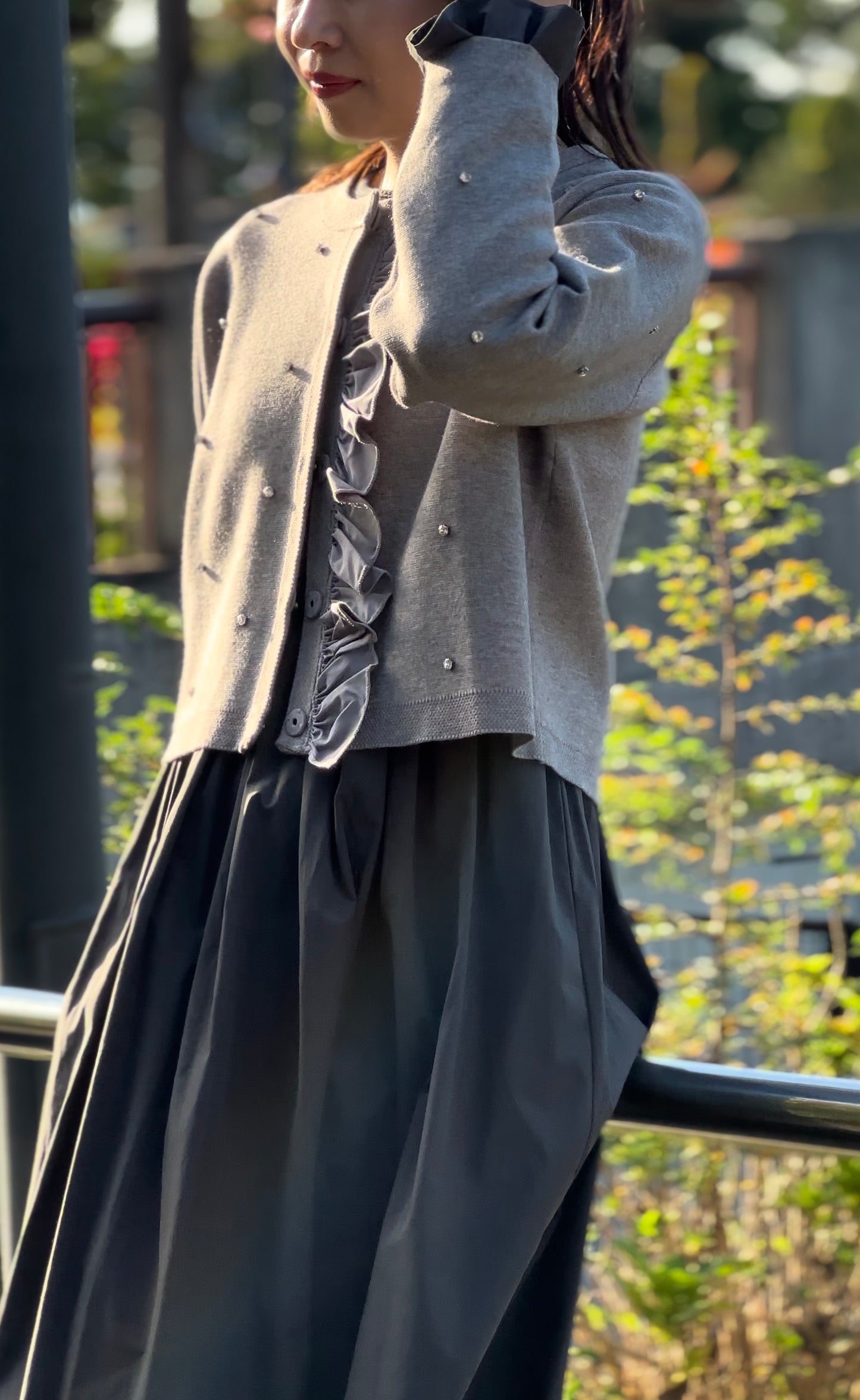 【11月9日(日)20時〜新発売】ジュエルフリルカーディガン