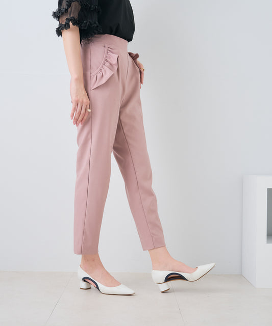 【8月5日(水)20時〜待望の再入荷】フリルポケットパンツ