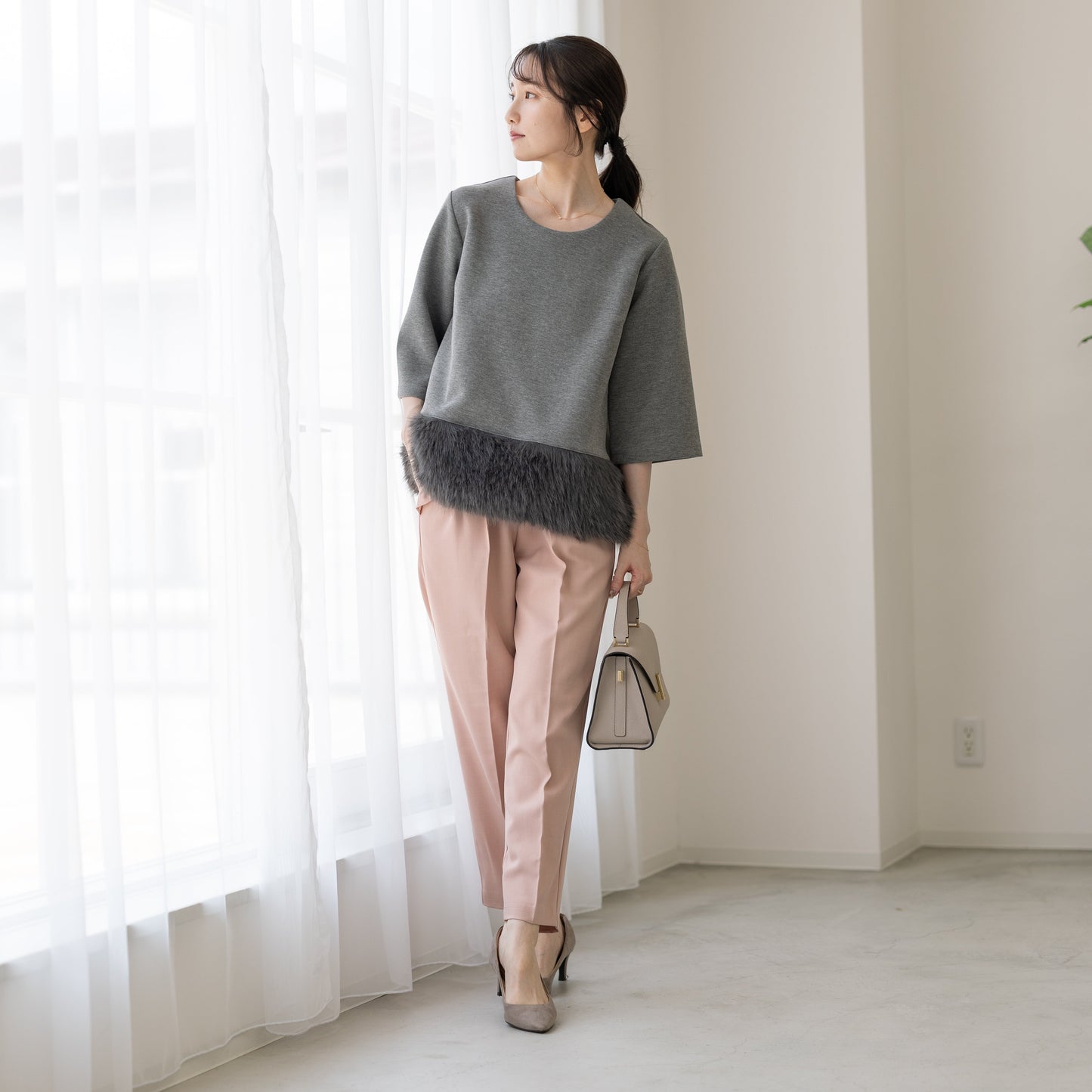 【9月12日(金)13時〜新発売】25AWファーヘムトップス