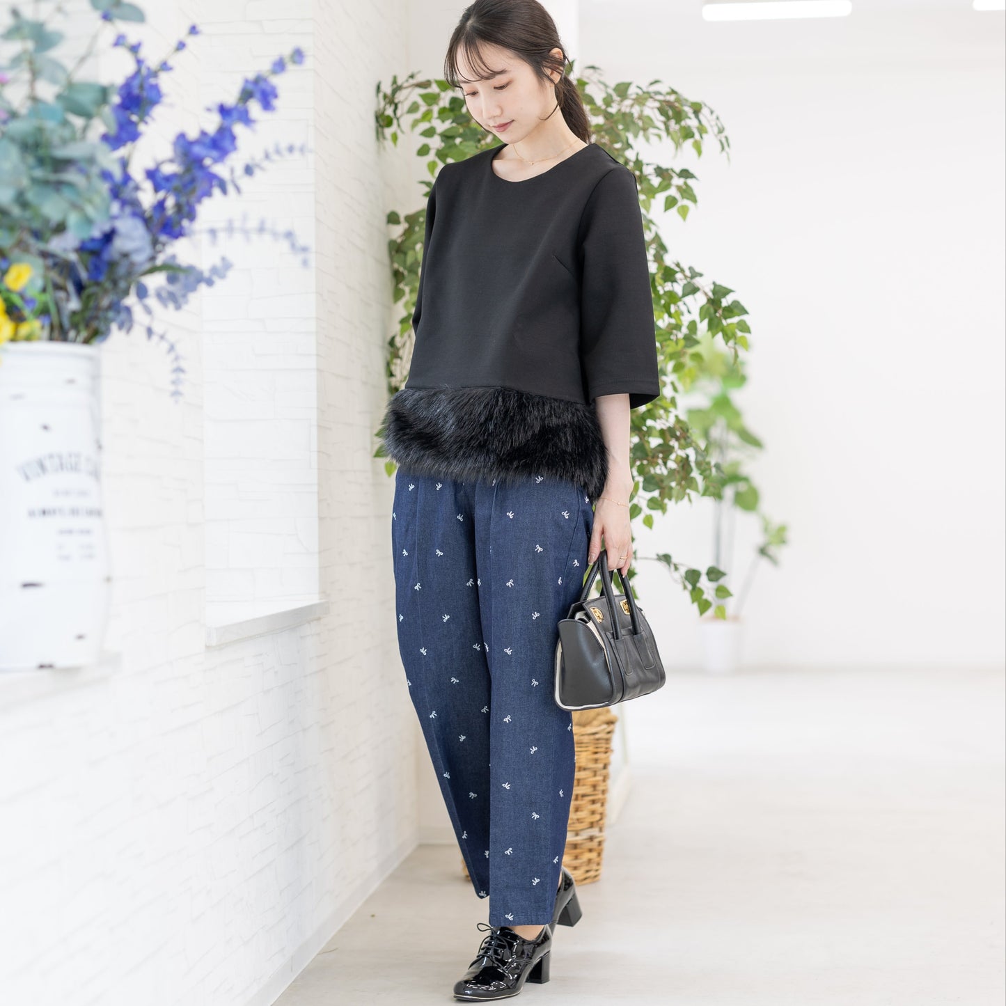【9月12日(金)13時〜新発売】25AWファーヘムトップス