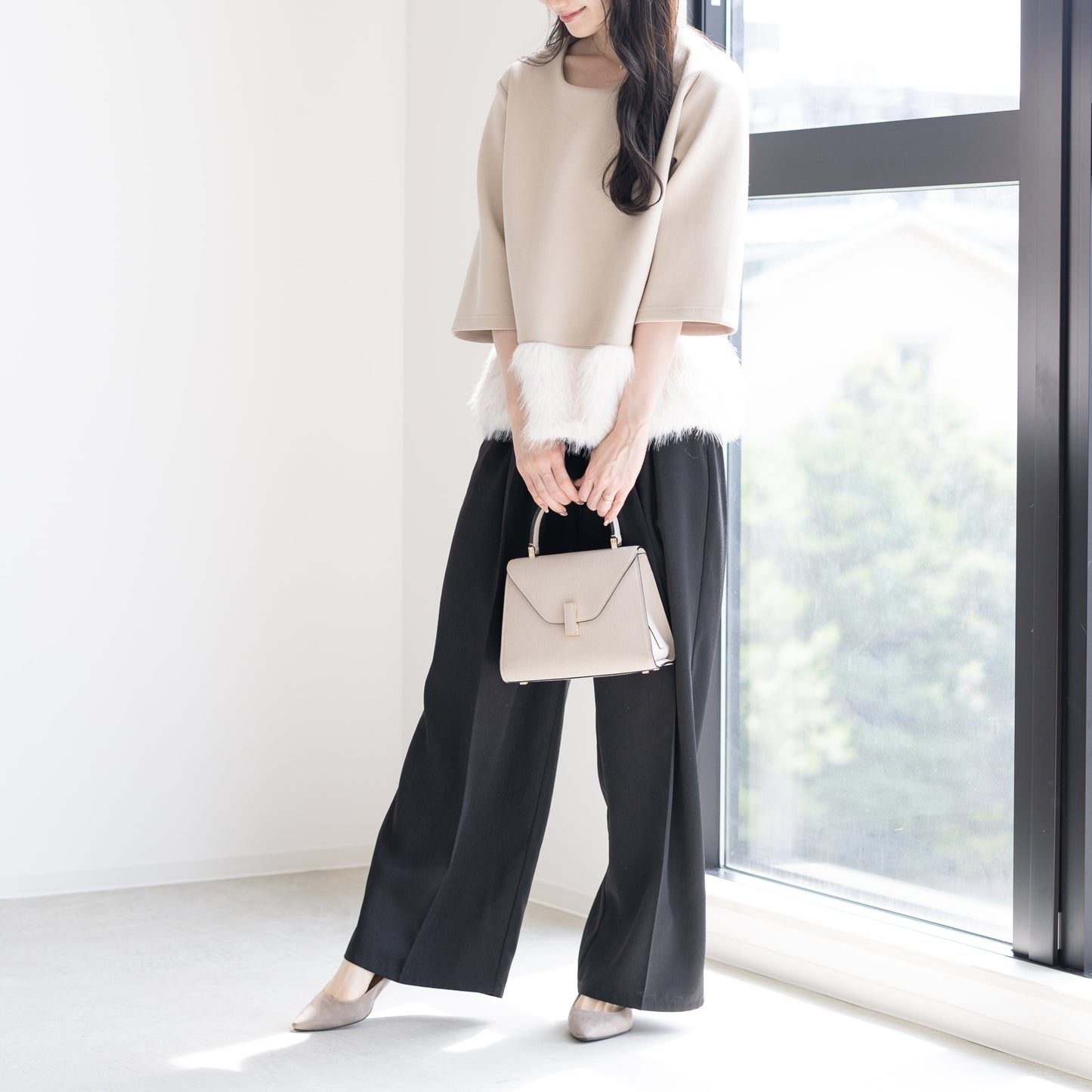 【9月12日(金)13時〜新発売】25AWファーヘムトップス