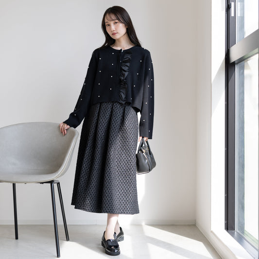 【10月24日(金)13時〜再入荷】ジャガードスカート