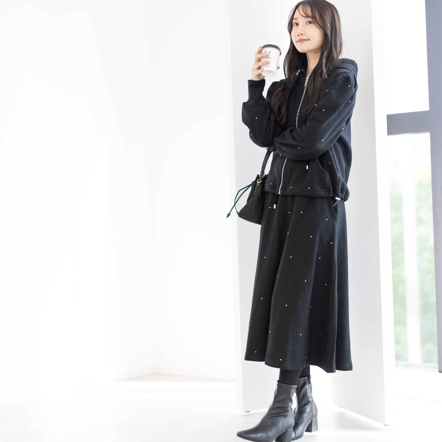 【10月10日(金)13時〜新発売】ラインストーンミストスカート