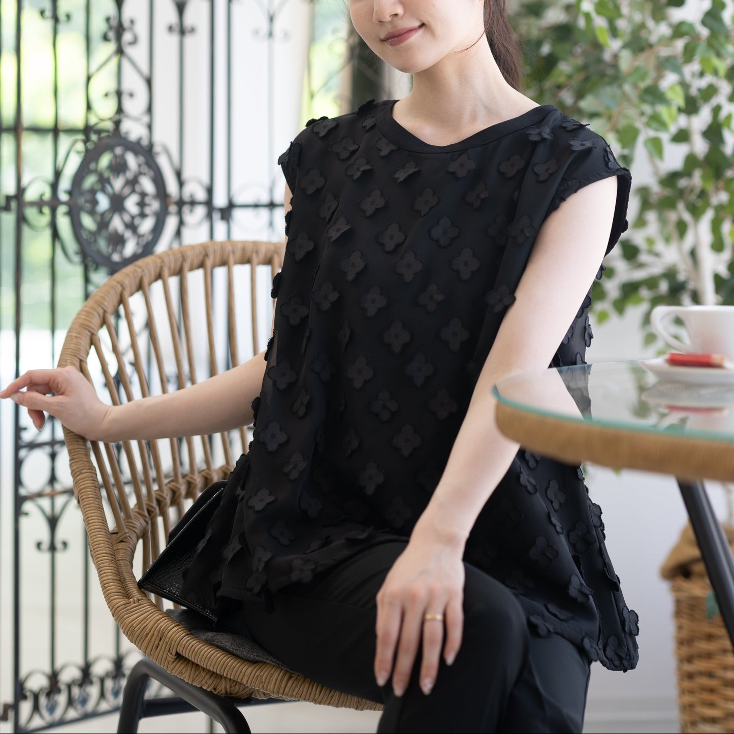 【8月3日(日)20時〜新発売】25AWフラワーガーデントップス