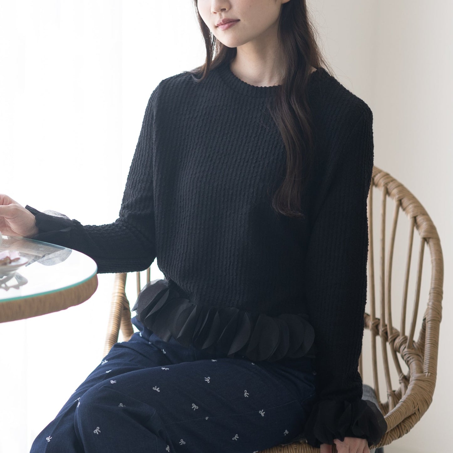 【8月22日(金)13時〜新発売】花びらトップス