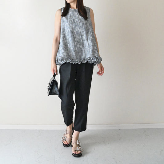 フリルポケット エフォートレスラインパンツ