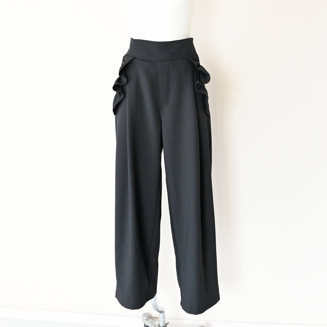 2wayサロペットフリルポケットパンツ