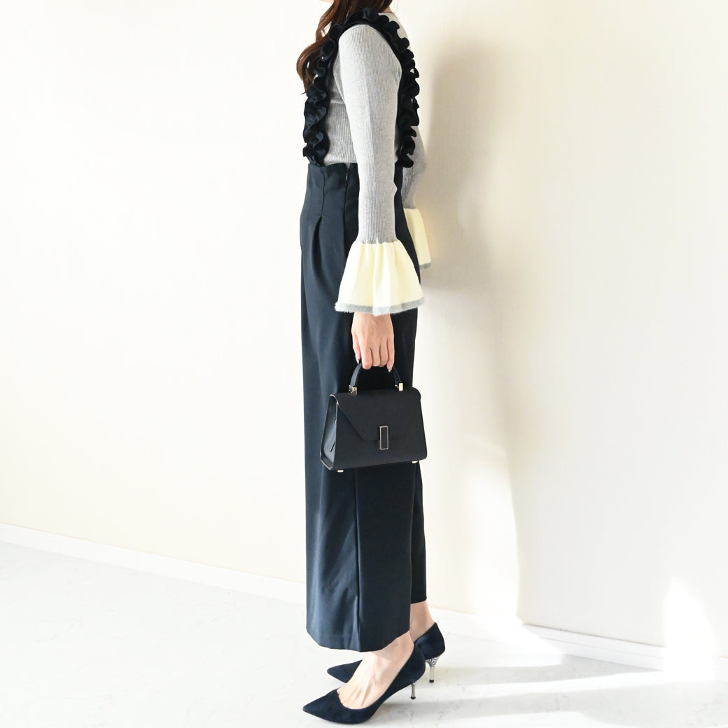 【10月10日(金)13時〜新発売】フリルストラップサロペットパンツ