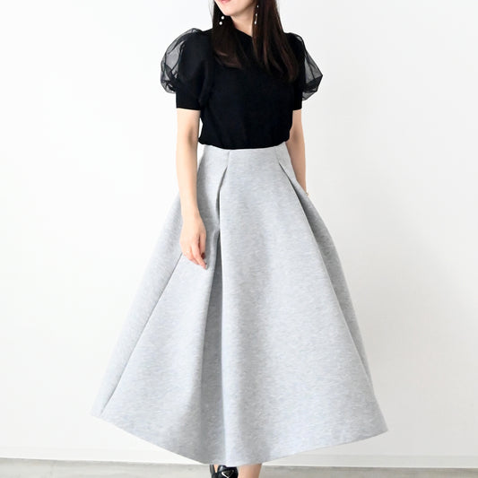 ダブルフレアふんわりスカート