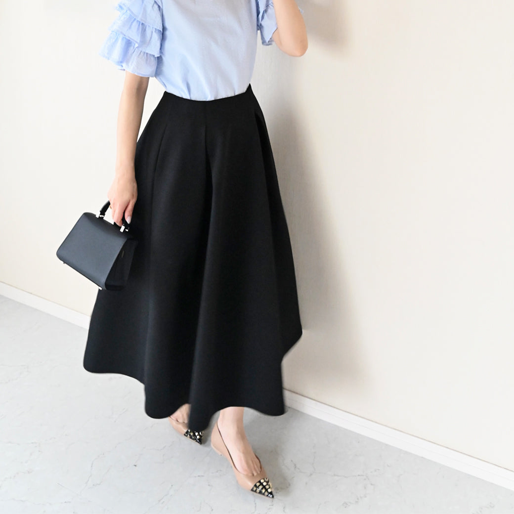 ダブルフレアふんわりスカート
