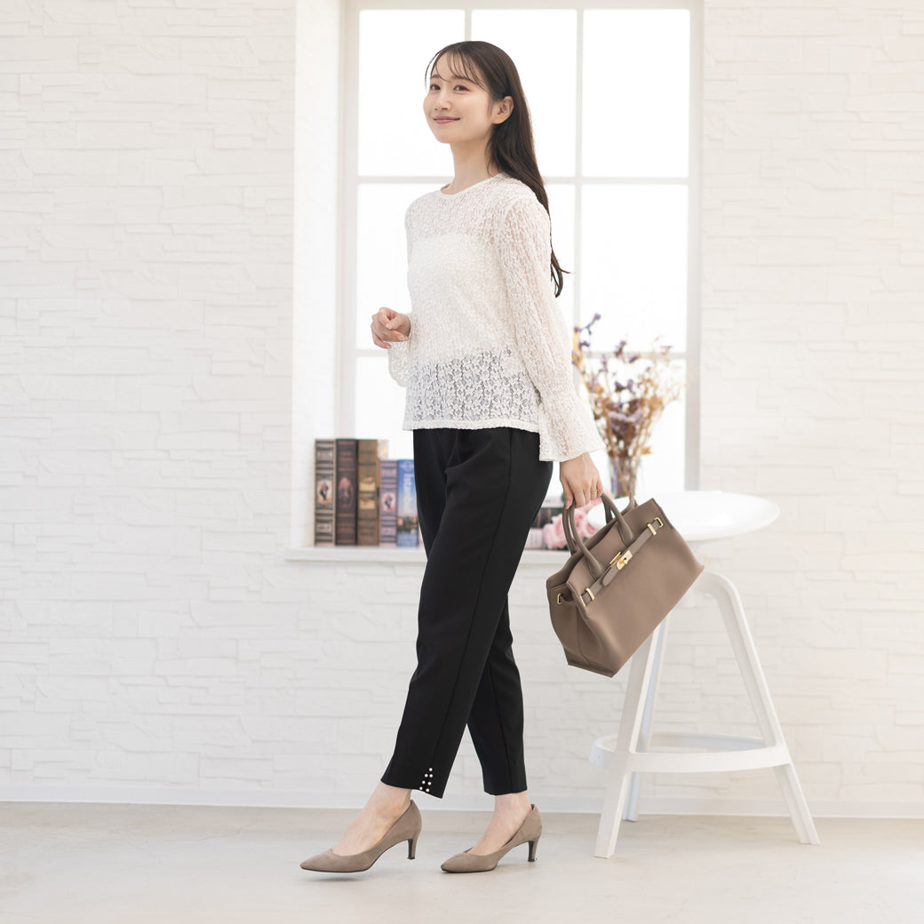 【8月17日(日)20時〜新発売】25AW ストレッチお花レーストップス