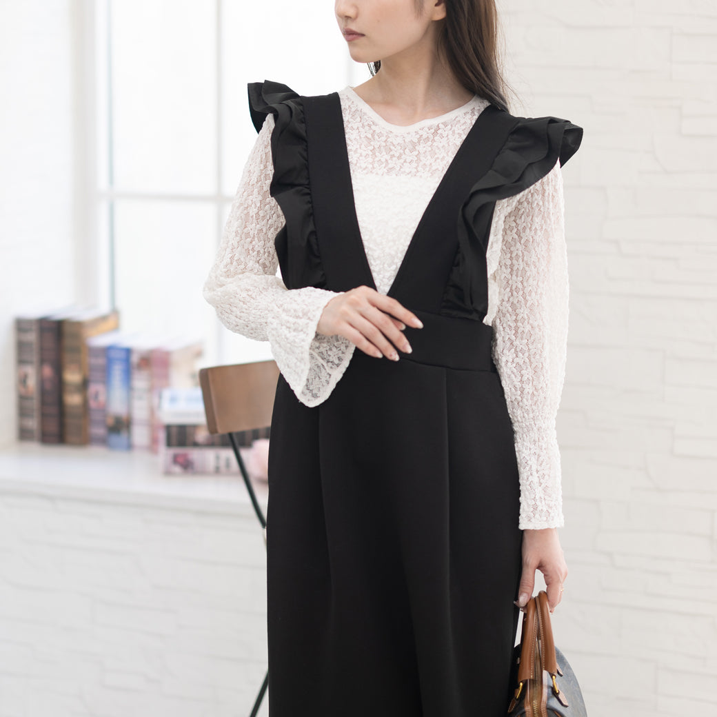 【8月17日(日)20時〜新発売】25AW ストレッチお花レーストップス