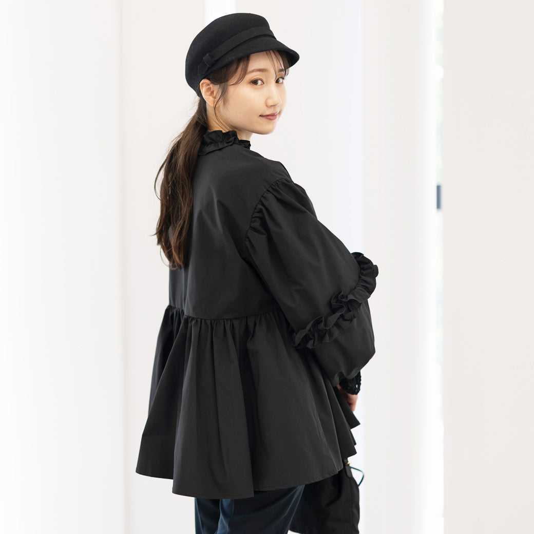 【8月22日(金)13時〜新発売】シャカシャカフリルブルゾン