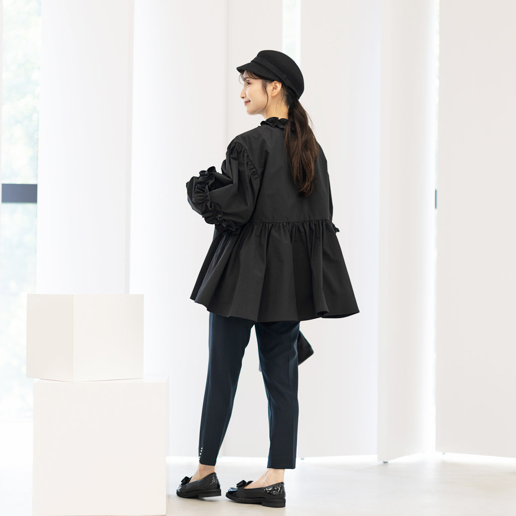 【8月22日(金)13時〜新発売】シャカシャカフリルブルゾン