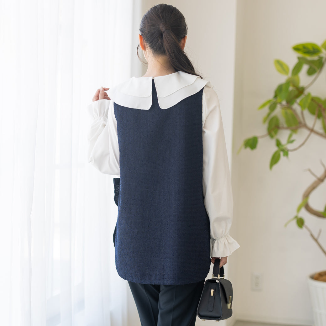 【8月22日(金)13時〜新発売】ツインフローラルカラーブラウス