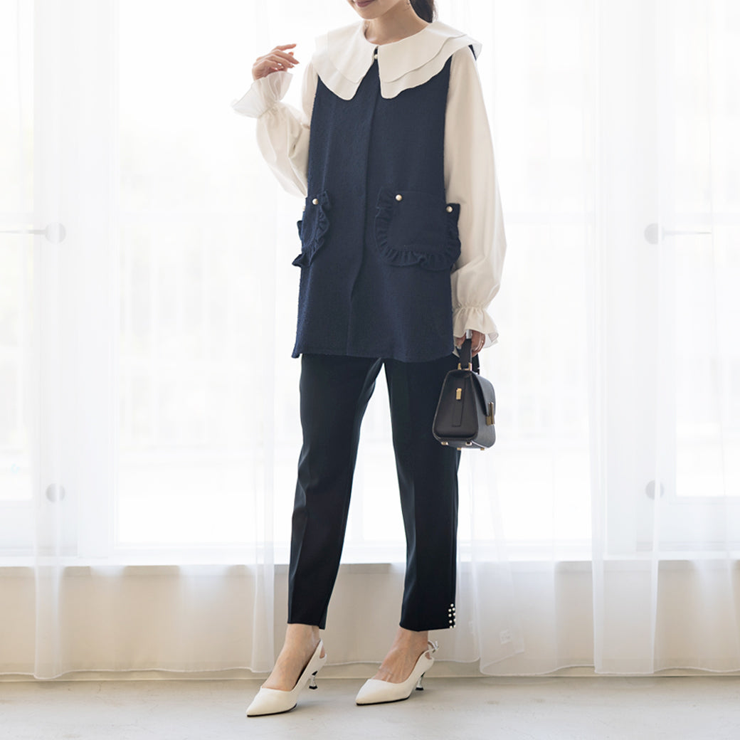 【8月22日(金)13時〜新発売】ツインフローラルカラーブラウス
