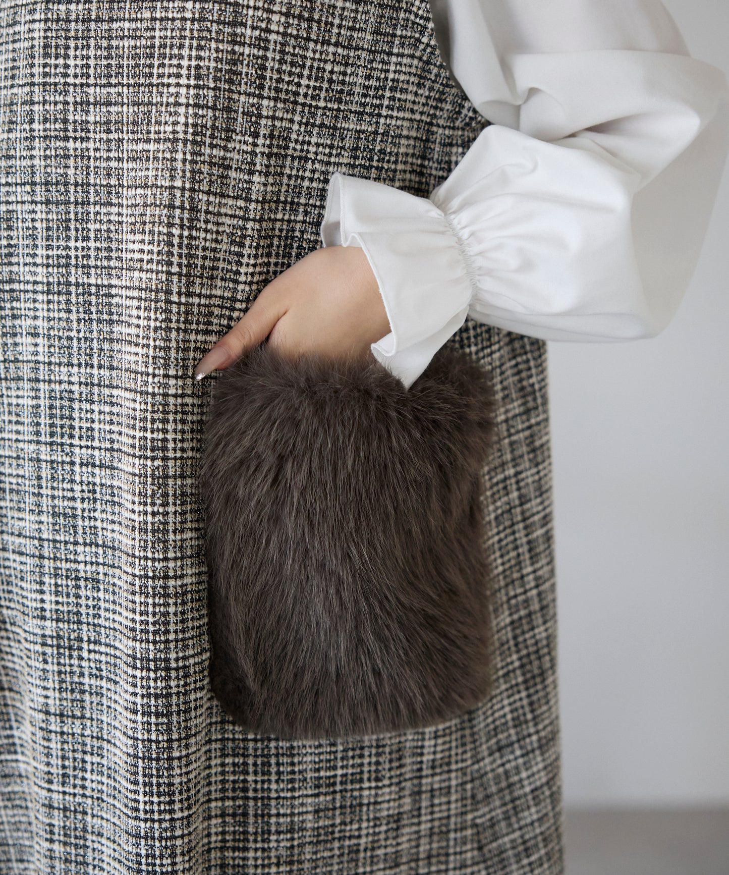 【1月11日(日)20時〜新発売】リュクスファーポケットツイードワンピース