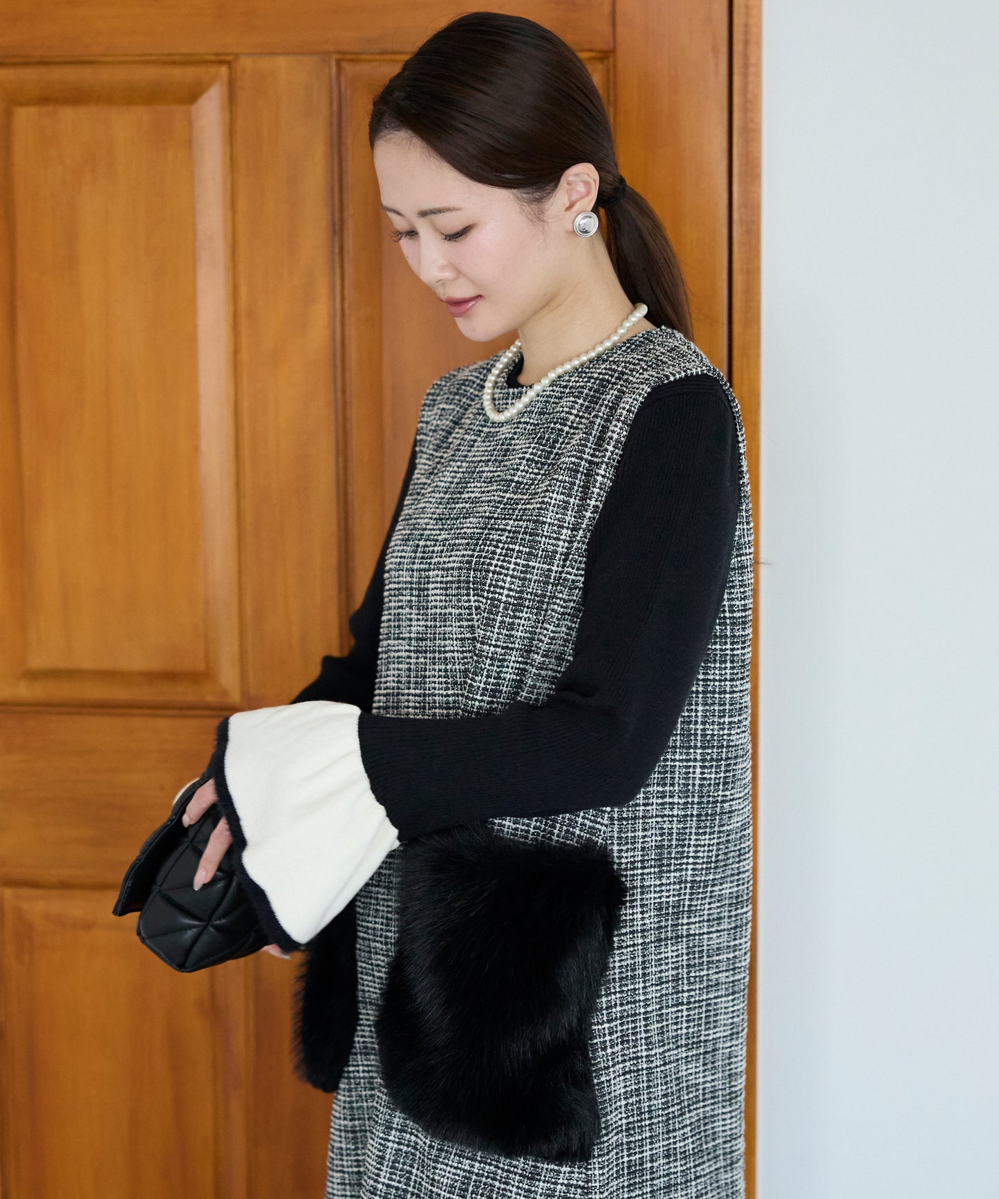 【1月11日(日)20時〜新発売】リュクスファーポケットツイードワンピース