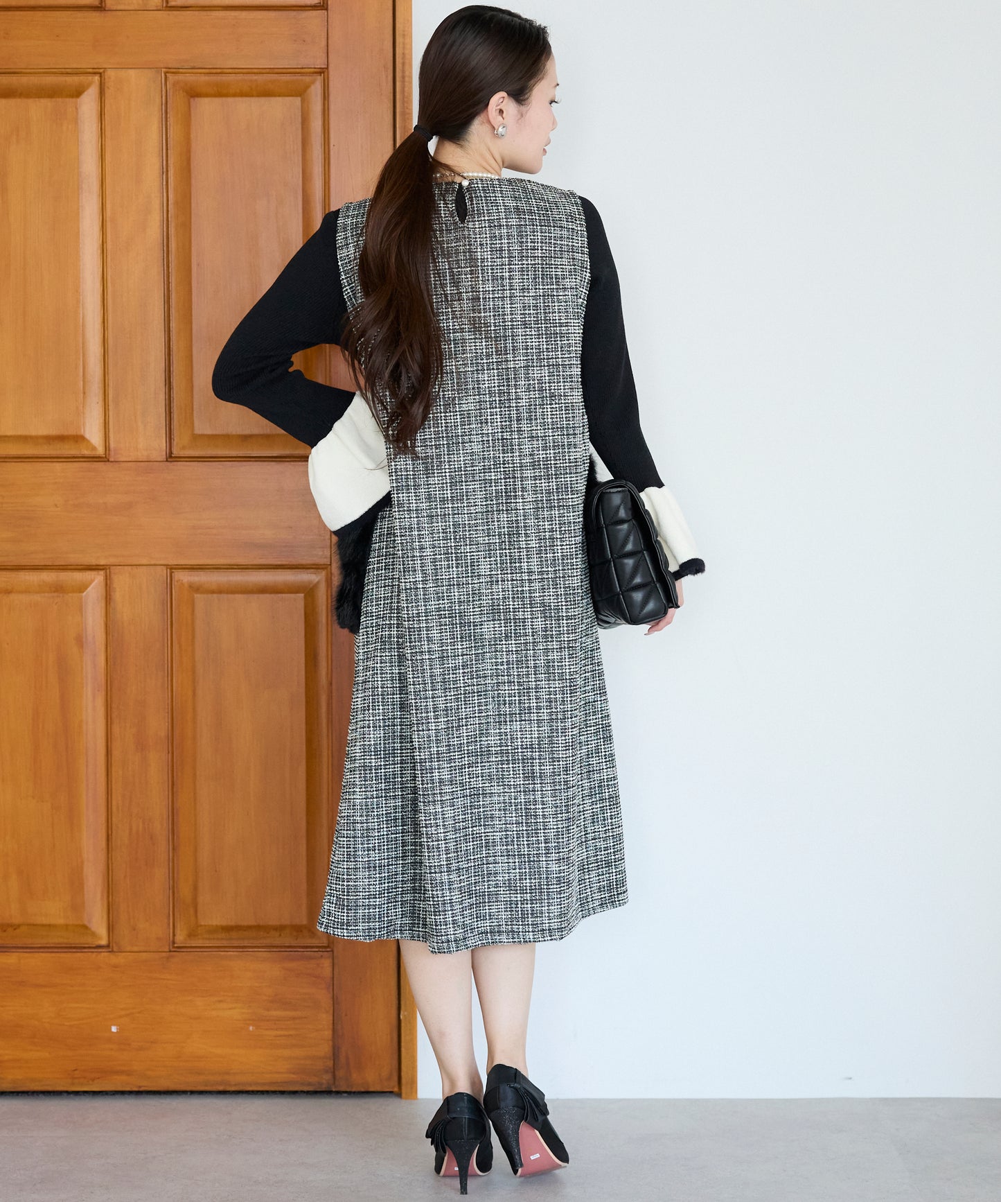 【1月11日(日)20時〜新発売】リュクスファーポケットツイードワンピース