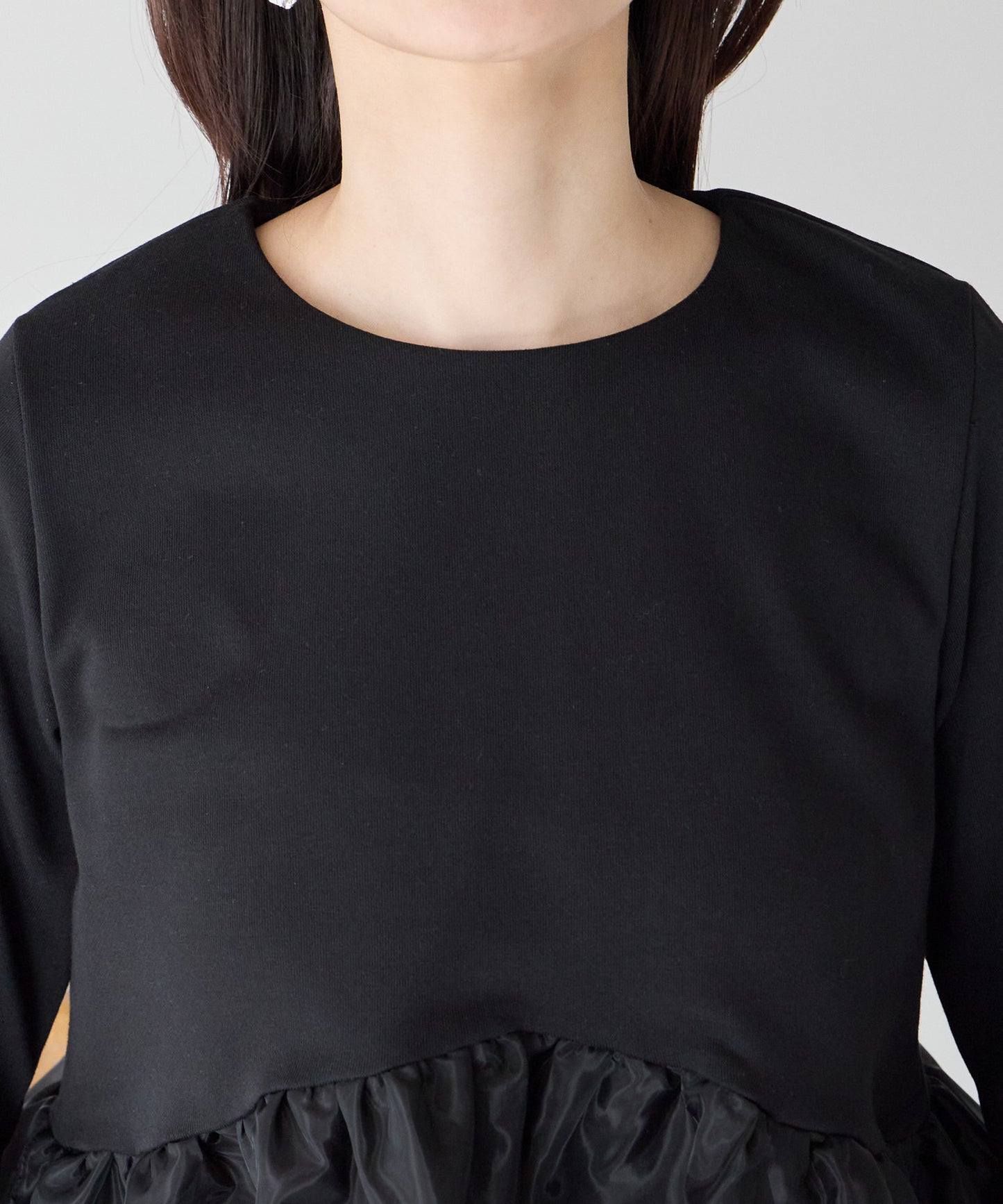 【1月25日(日)20時〜新発売】エアリーチュールペプラムトップス