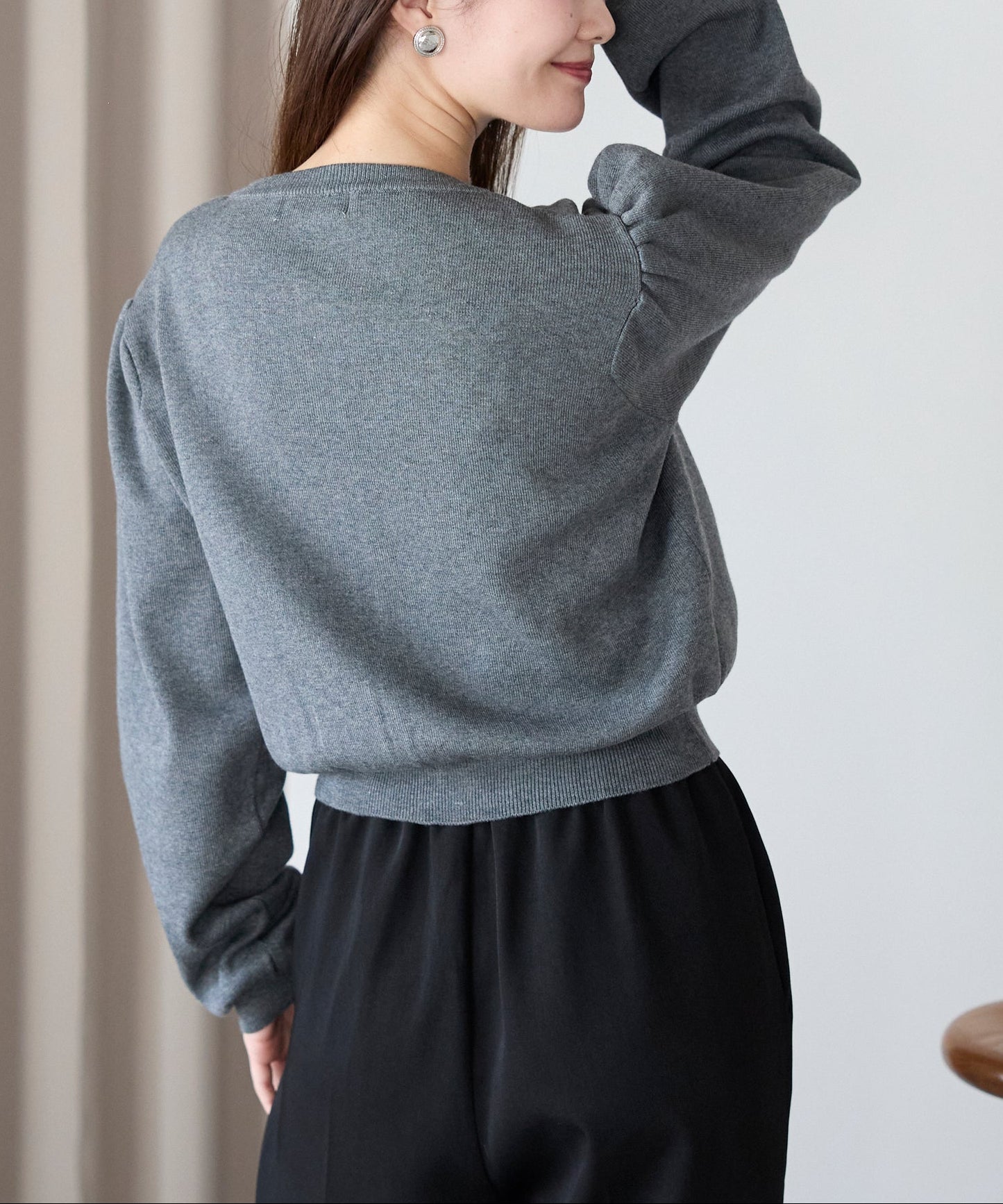 【1月4日(日)20時〜新発売】スカラップフリルニットカーディガン