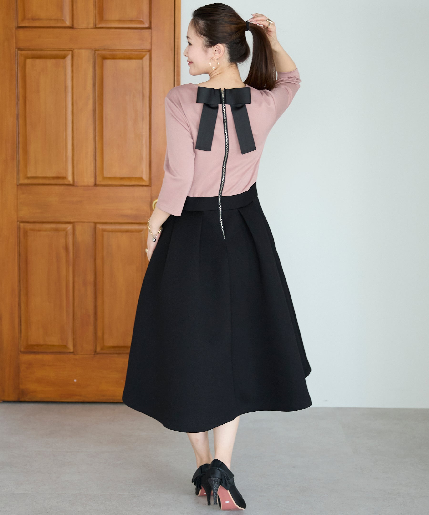 バックリボンワンピース – Neigeオンラインストア