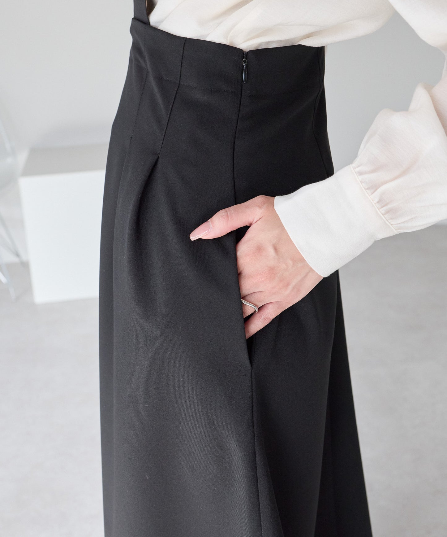 【1月25日(日)20時〜新発売】バックリボンジャンパースカート