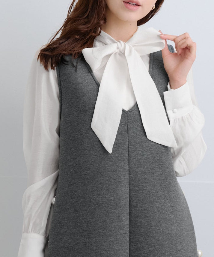 【2月15日(日)20時〜新発売】スカラップヘムラインワンピース