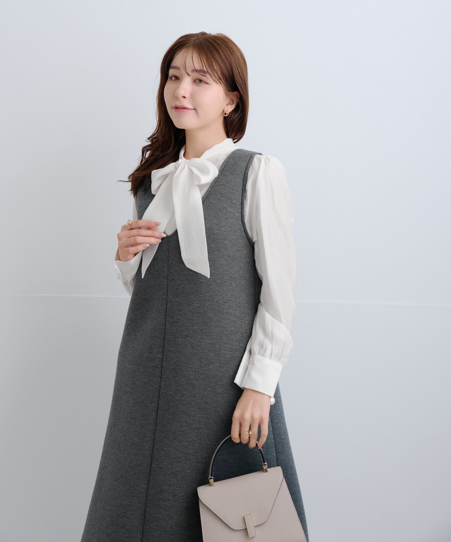 【2月15日(日)20時〜新発売】スカラップヘムラインワンピース