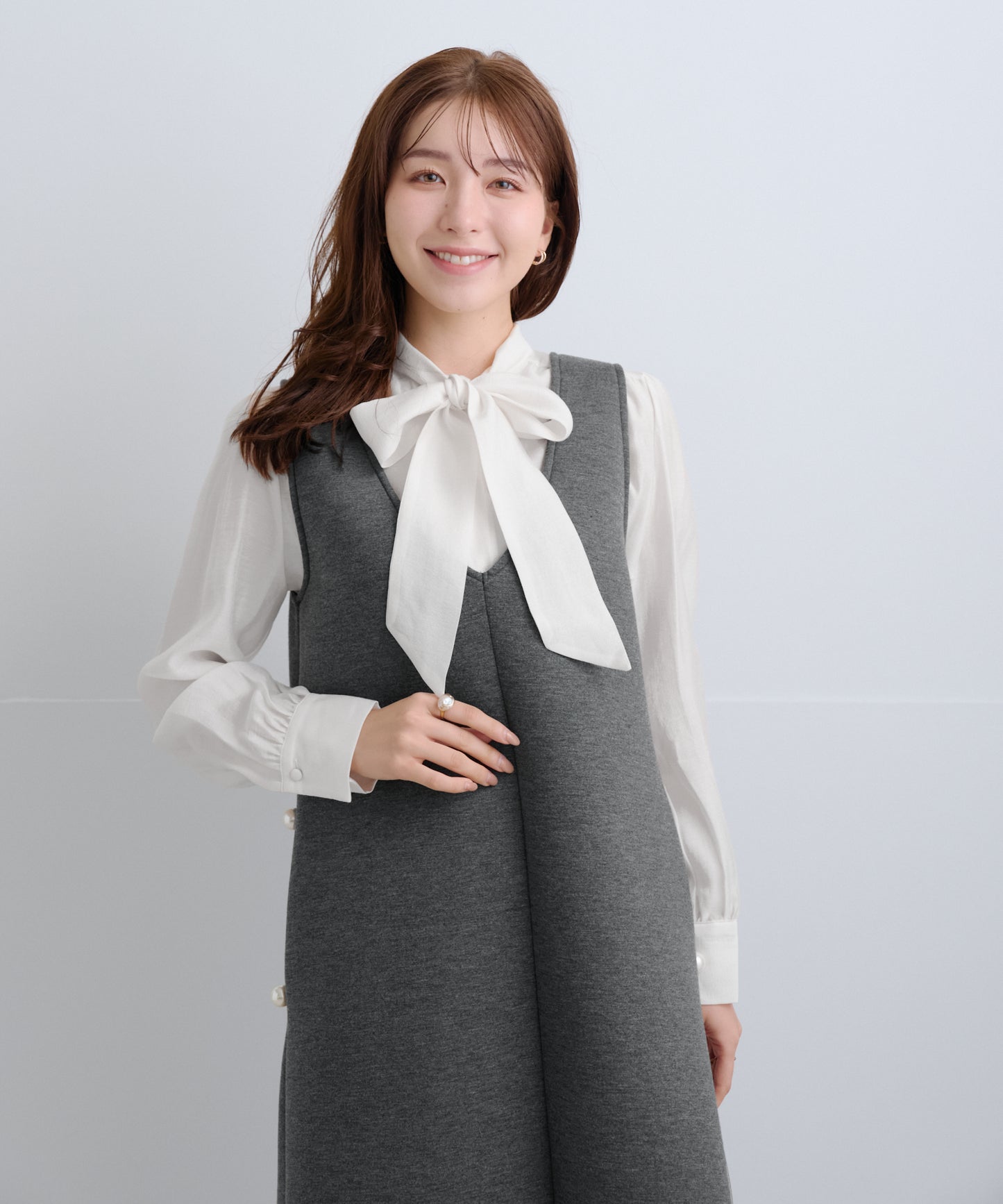 【2月15日(日)20時〜新発売】スカラップヘムラインワンピース