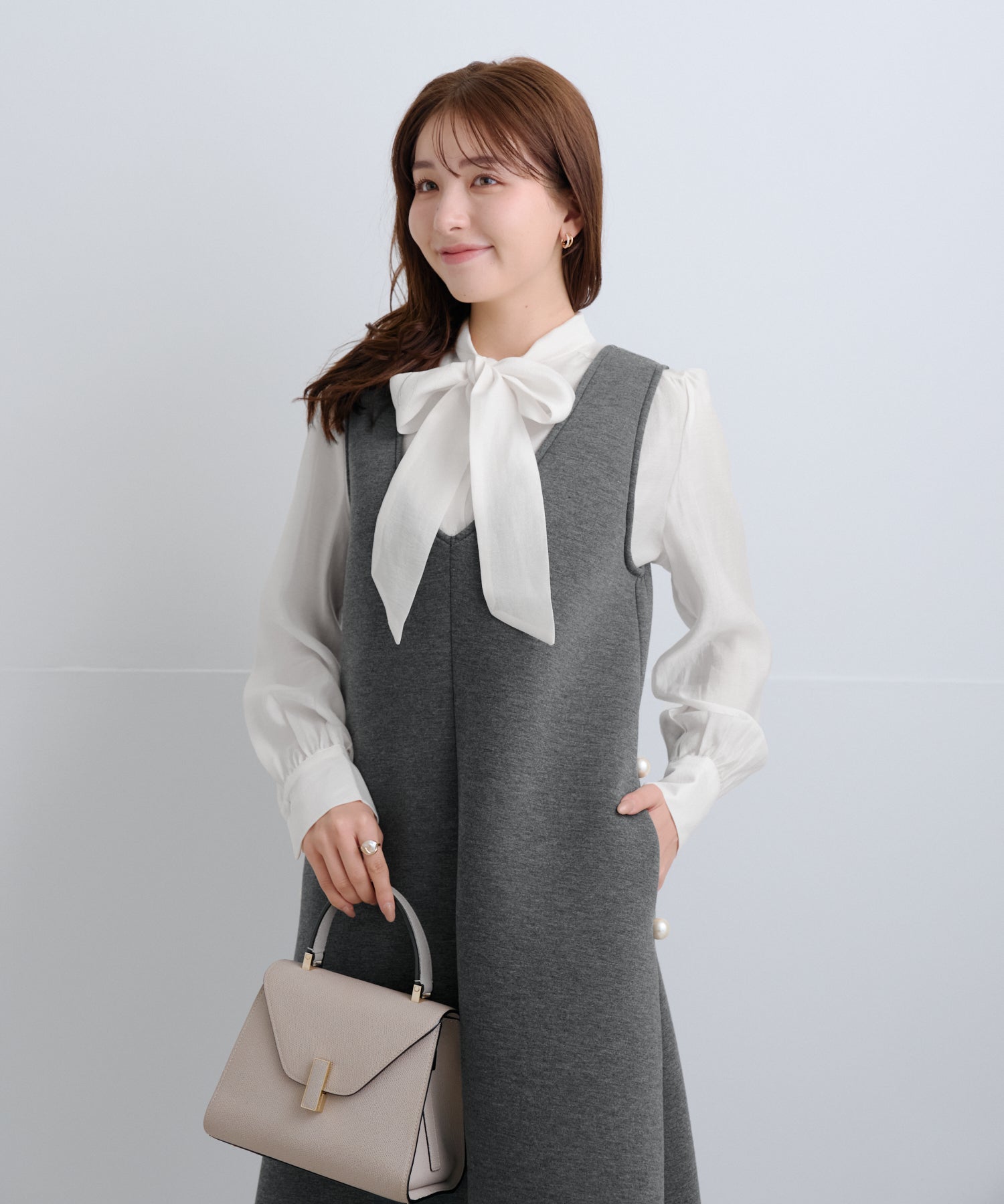 スカラップヘムラインワンピース – Neigeオンラインストア