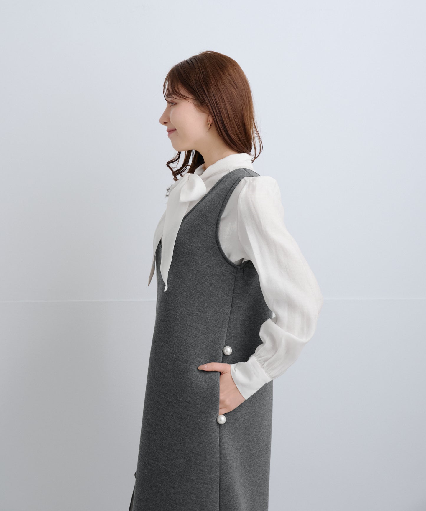 【2月15日(日)20時〜新発売】スカラップヘムラインワンピース