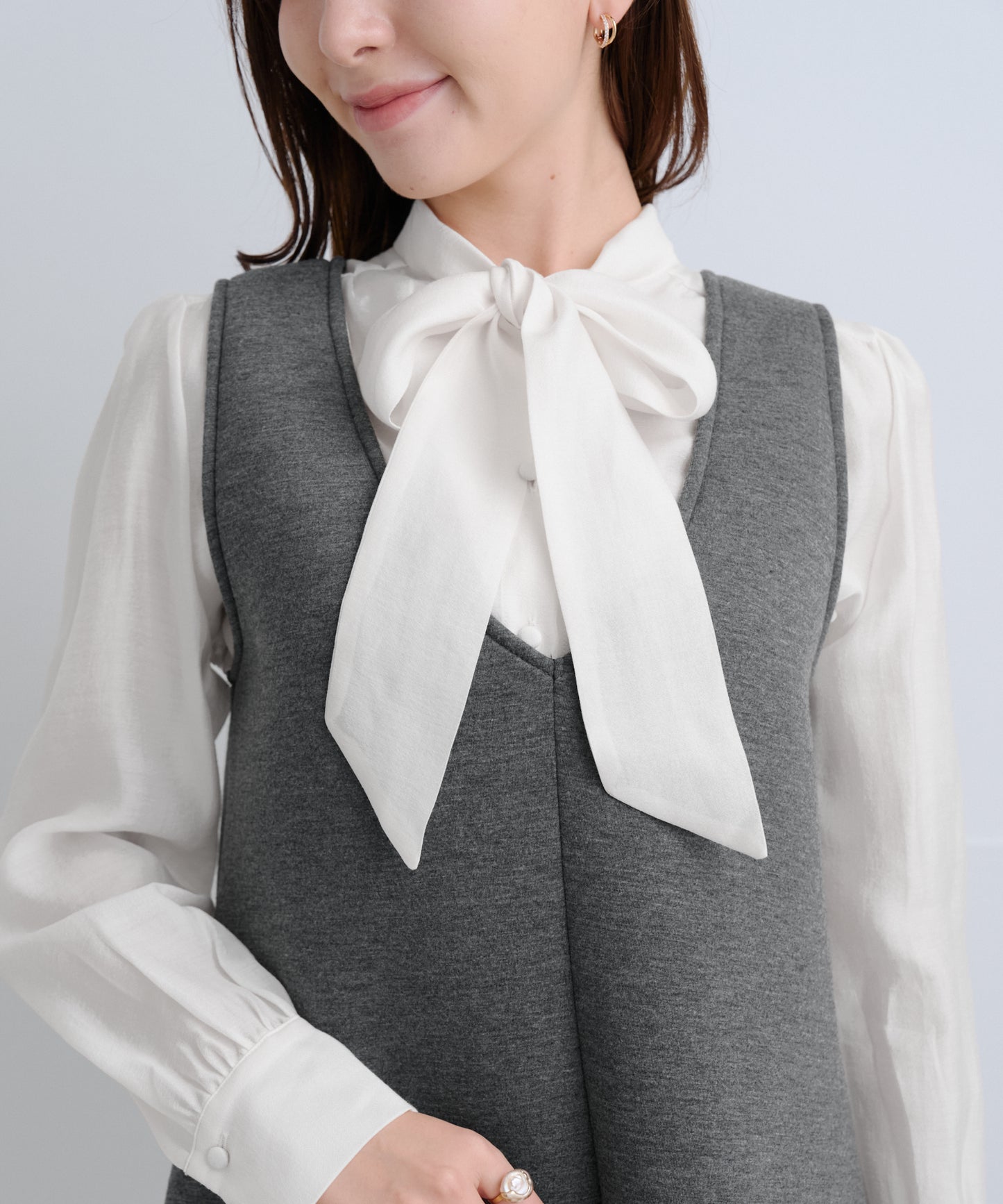 【2月15日(日)20時〜新発売】スカラップヘムラインワンピース