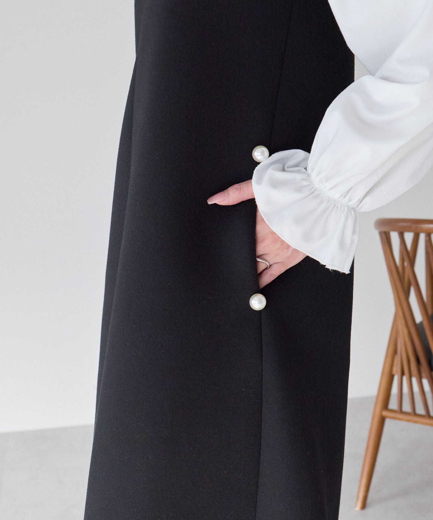 【2月15日(日)20時〜新発売】スカラップヘムラインワンピース