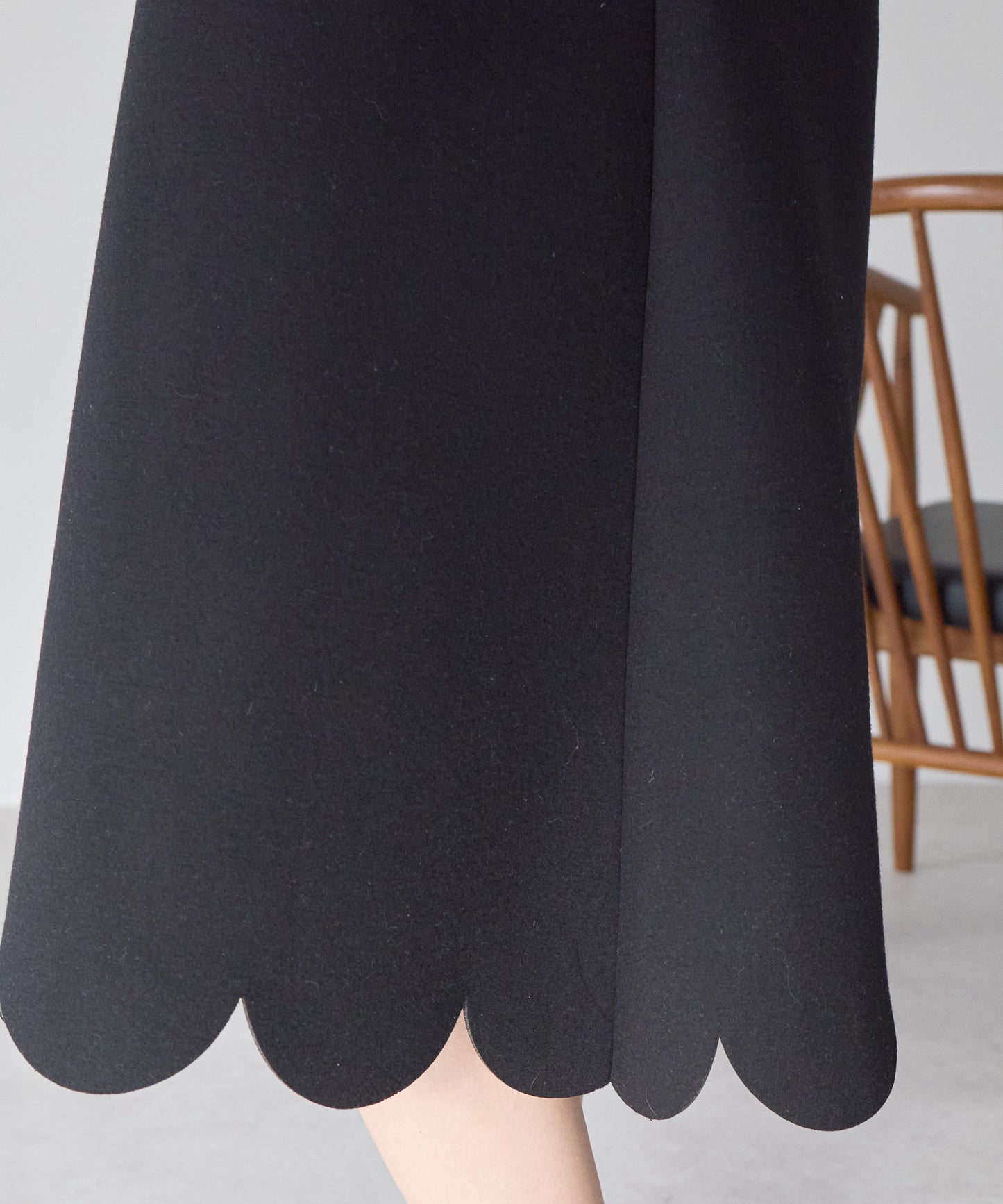 【2月15日(日)20時〜新発売】スカラップヘムラインワンピース