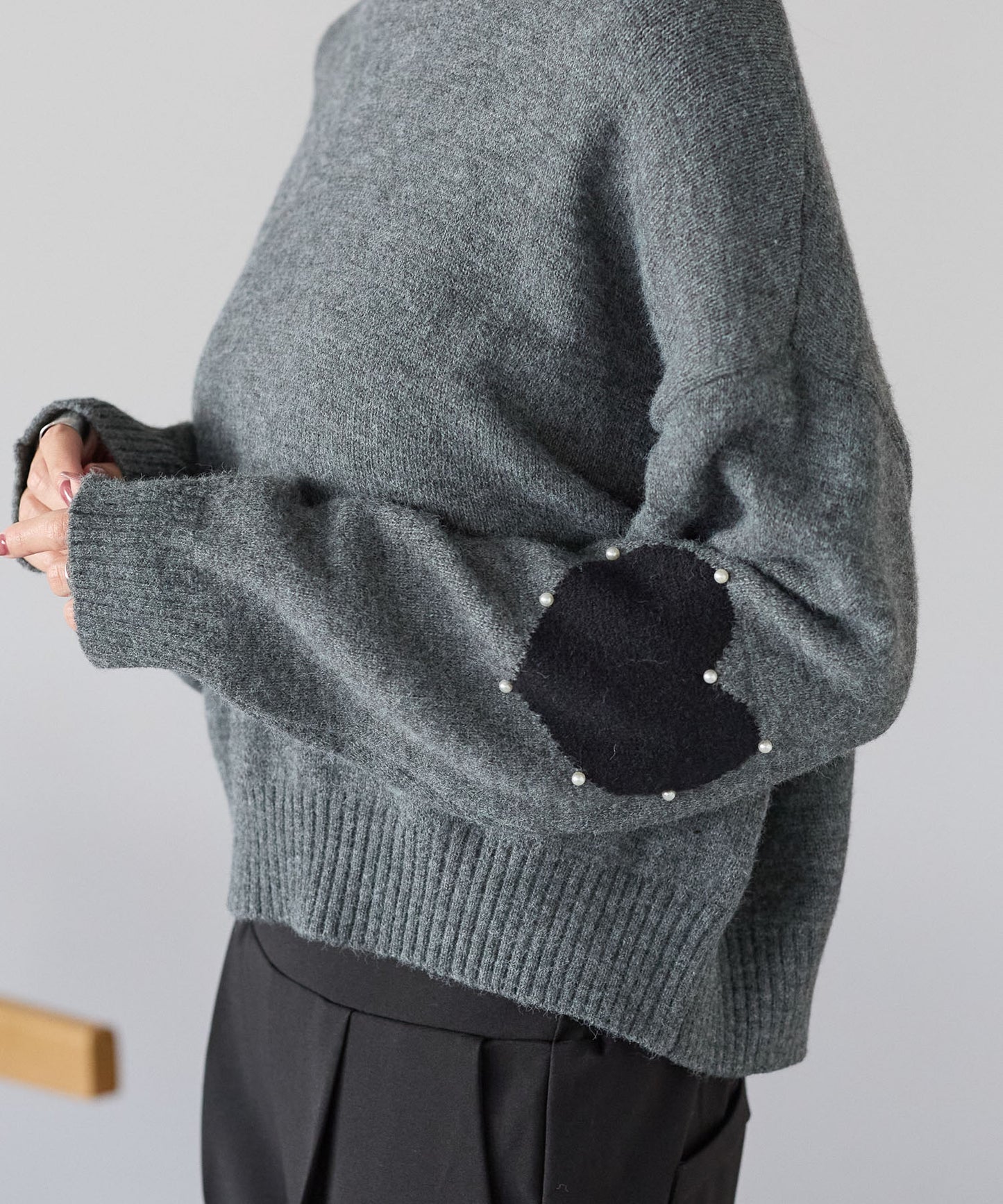 【11月9日(日)20時〜新発売】エルボーハートパールニット