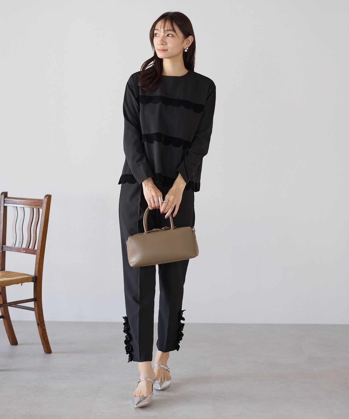 【11月28日(金)13時〜新発売】クラシカルスカラップトップス