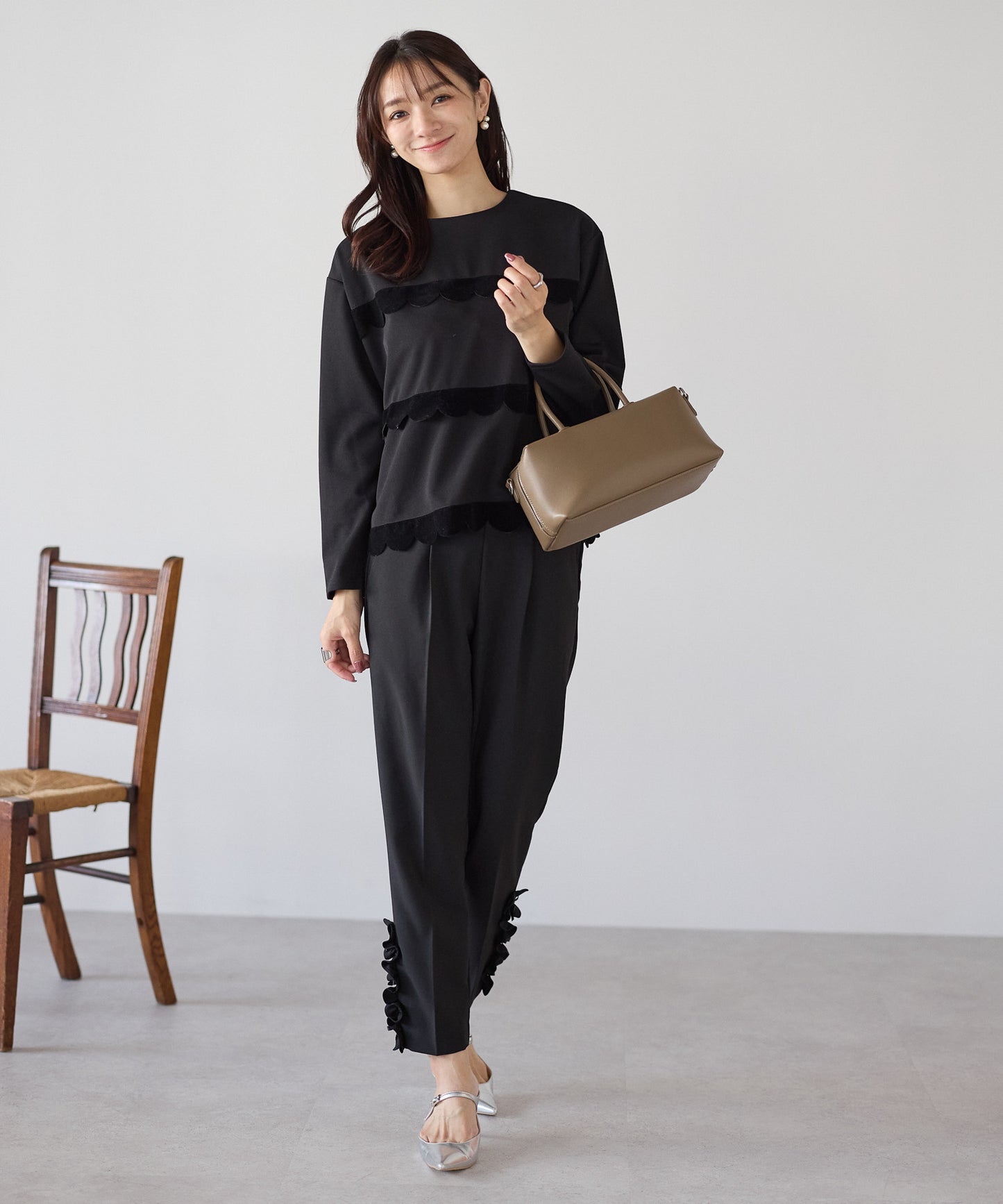 【11月28日(金)13時〜新発売】クラシカルスカラップトップス