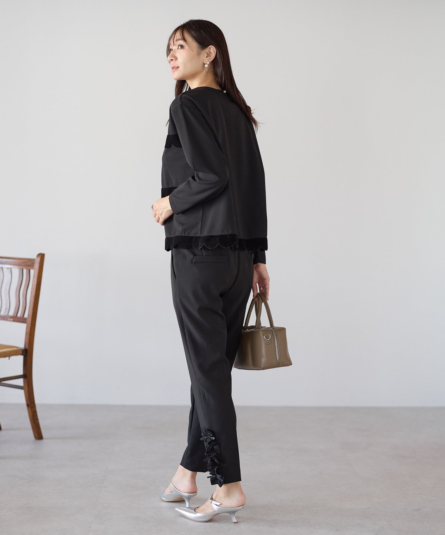 【10月19日(日)20時〜新発売】裾リボンフリルパンツ