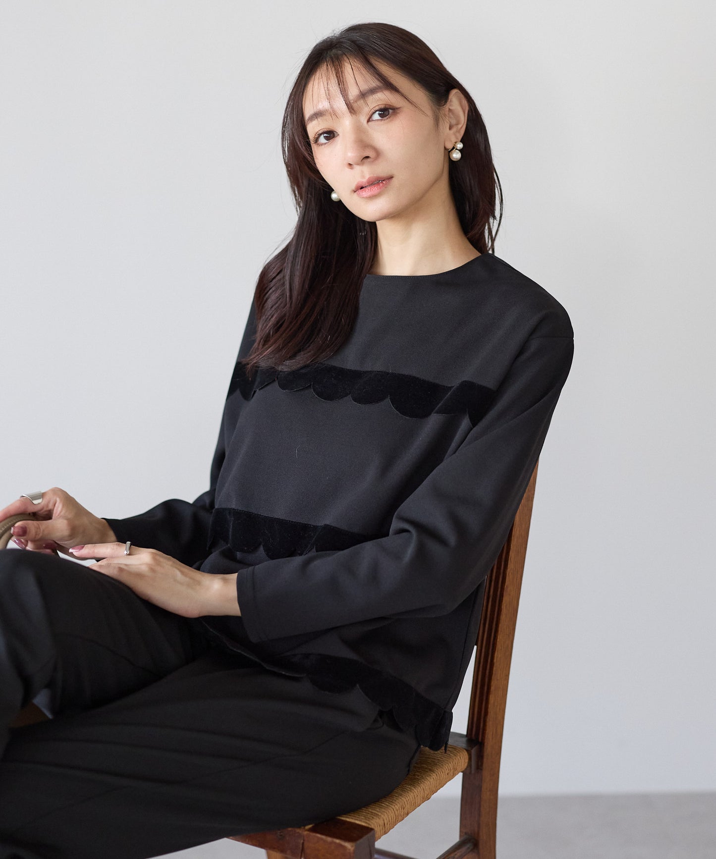 【11月28日(金)13時〜新発売】クラシカルスカラップトップス