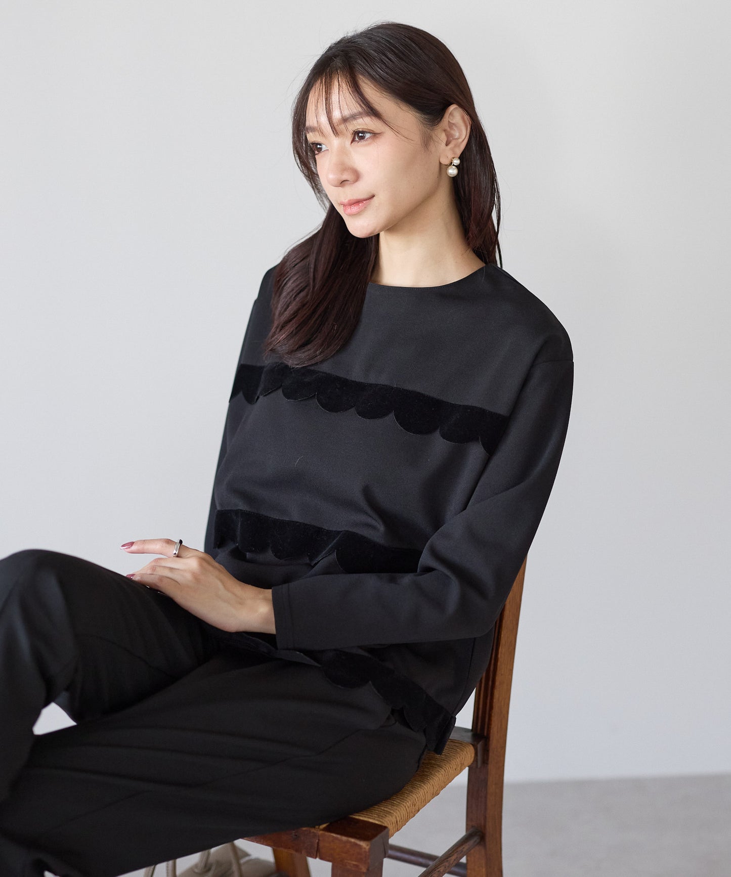 【11月28日(金)13時〜新発売】クラシカルスカラップトップス