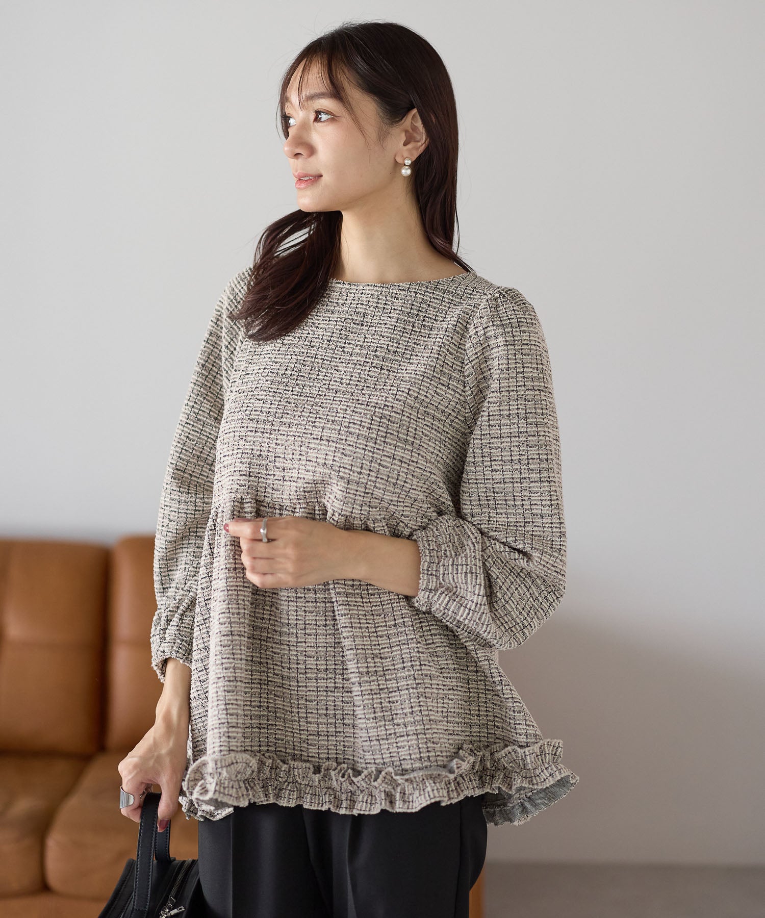 neige♡ クラシカルリボンツイードトップス♡新品未使用 クラシカルリボンツイードトップス – Neigeオンラインストア