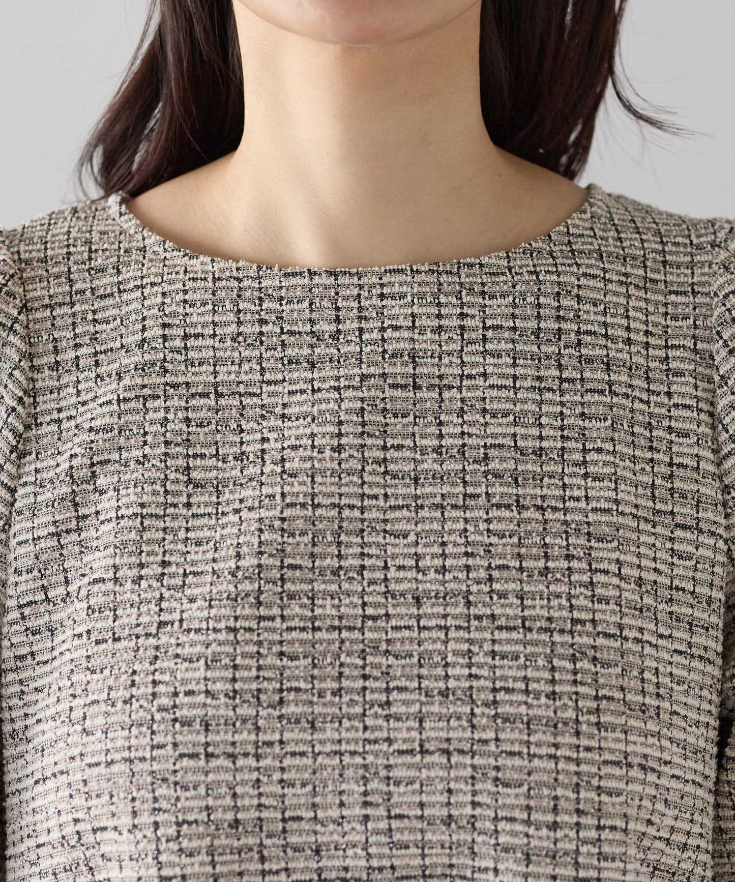 【11月9日(日)20時〜新発売】クラシカルリボンツイードトップス