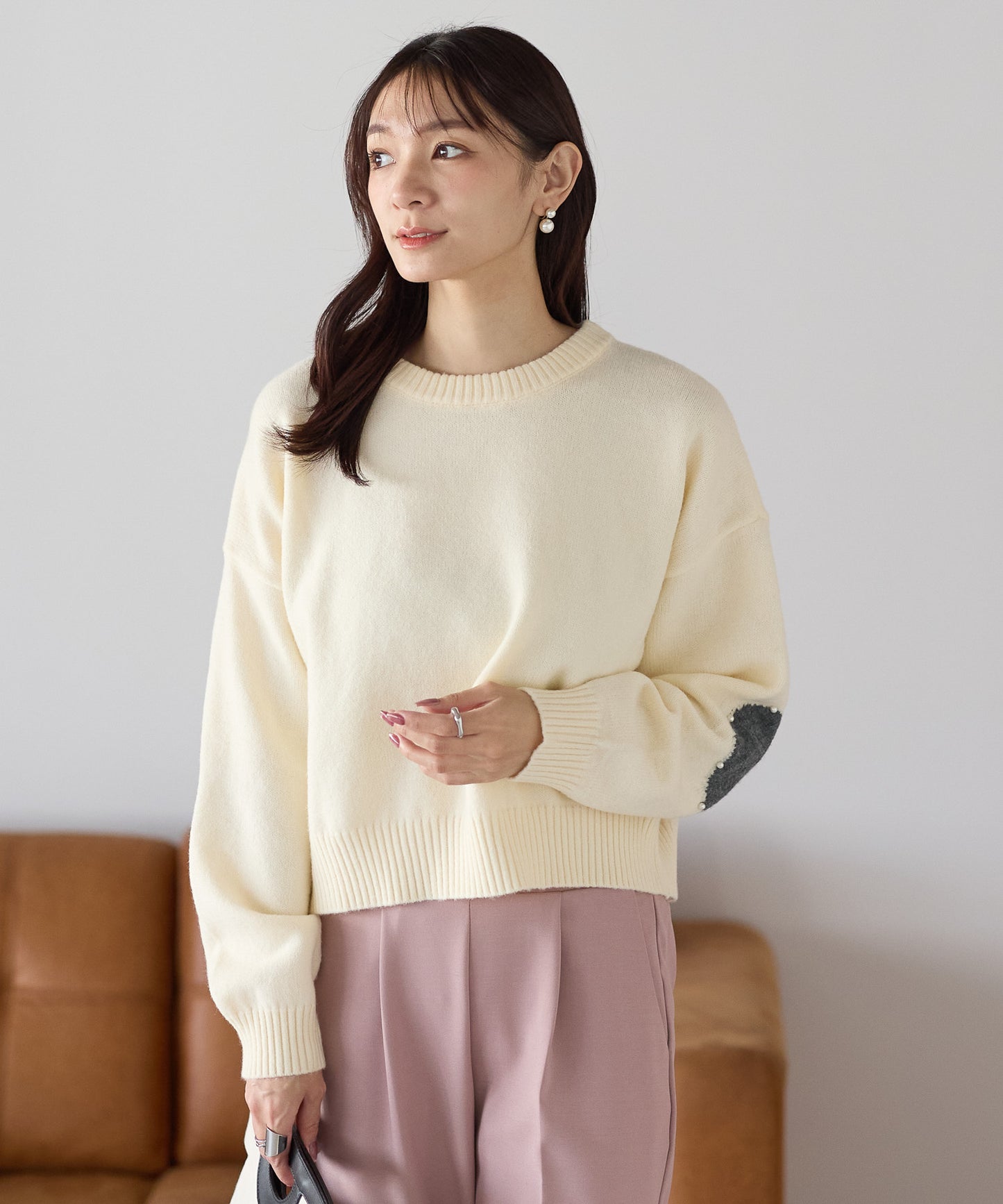 【11月9日(日)20時〜新発売】エルボーハートパールニット