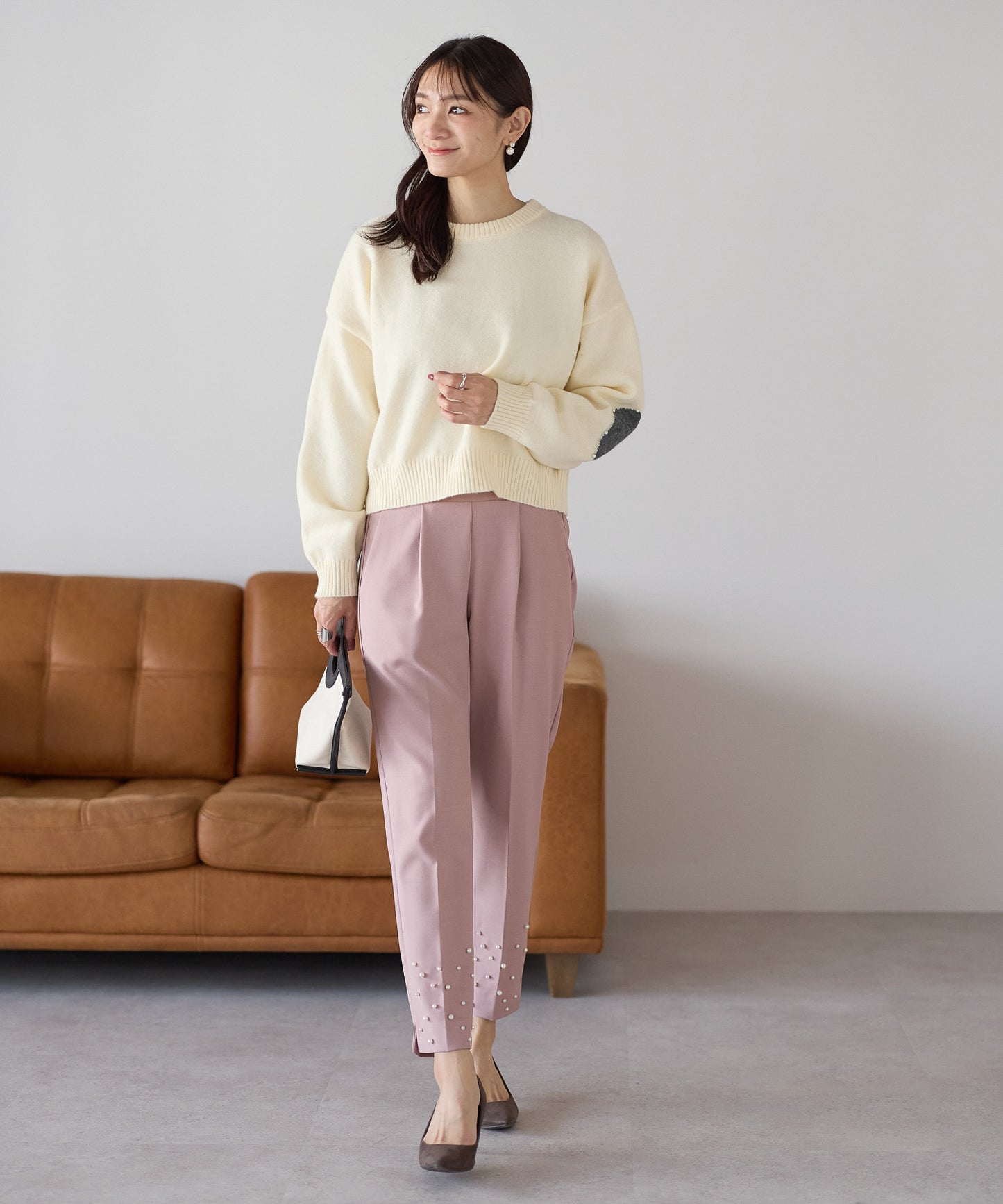 【11月9日(日)20時〜新発売】エルボーハートパールニット