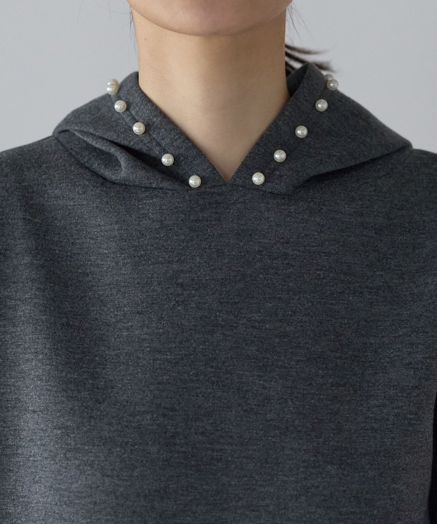 【1月4日(日)20時〜新発売】パールフードフレアワンピース　